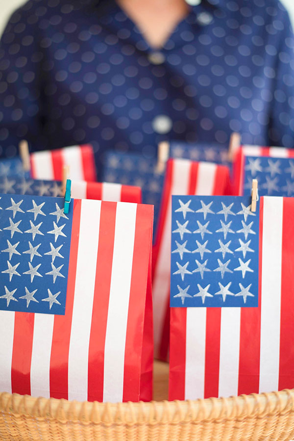 4th of July Favor Bags | Oh Happy Day!