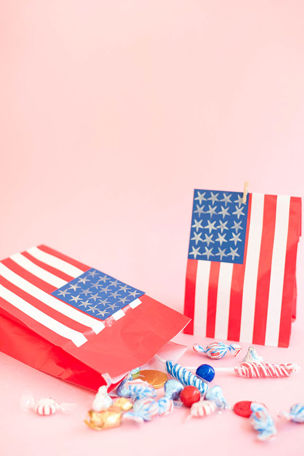 4th of July Favor Bags | Oh Happy Day!