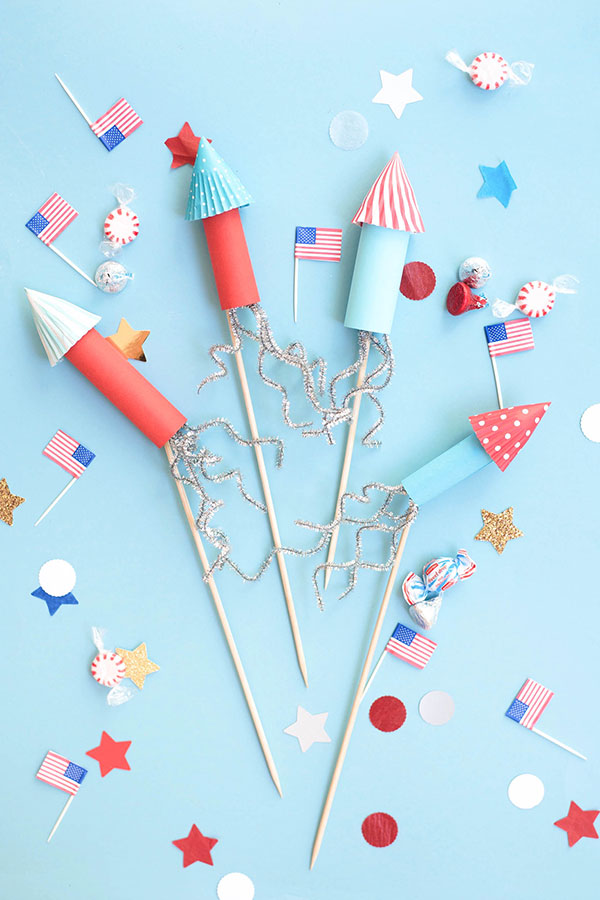 4th of July Rocket Cake Toppers | Oh Happy Day!