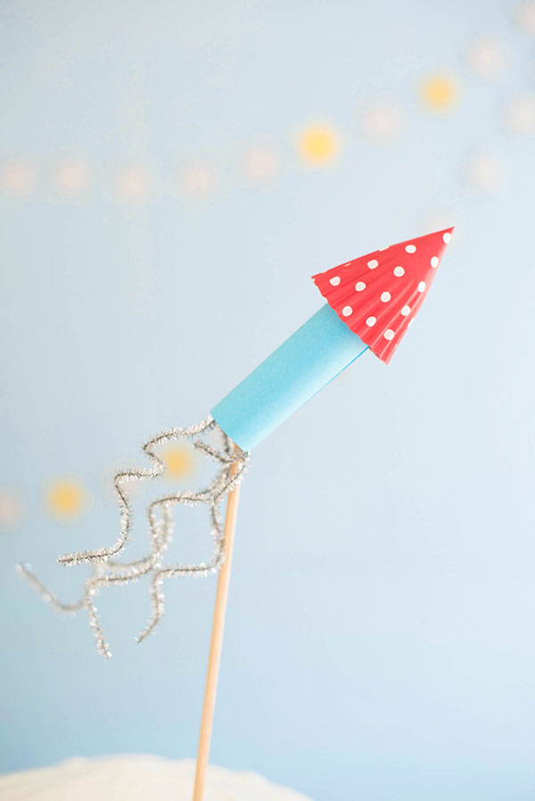 4th of July Rocket Cake Toppers | Oh Happy Day!