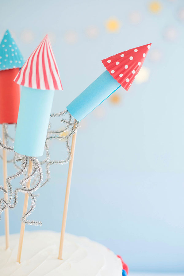 4th of July Rocket Cake Toppers | Oh Happy Day!