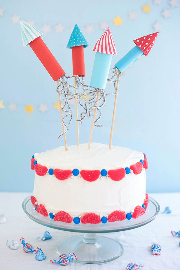 4th of July Cupcakes Story - Walking On Sunshine Recipes