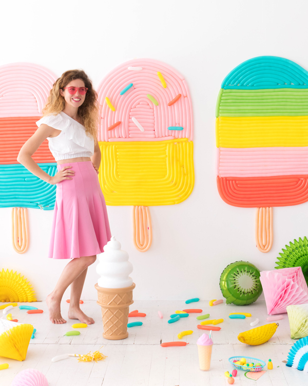 Popsicle Balloon Wall | Oh Happy Day!