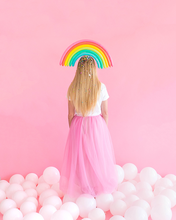 Rainbow Balloon Hats | Oh Happy Day!