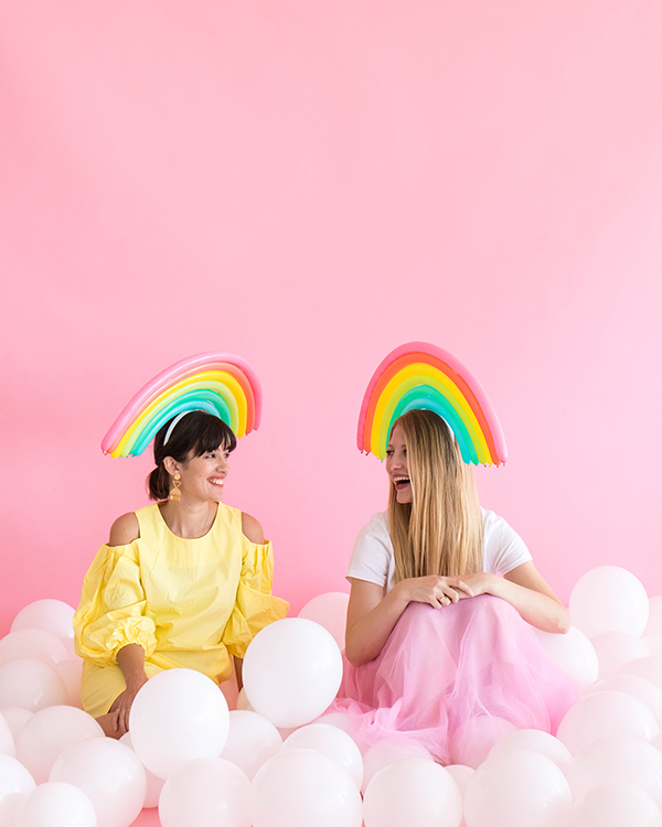 Rainbow Balloon Hats | Oh Happy Day!