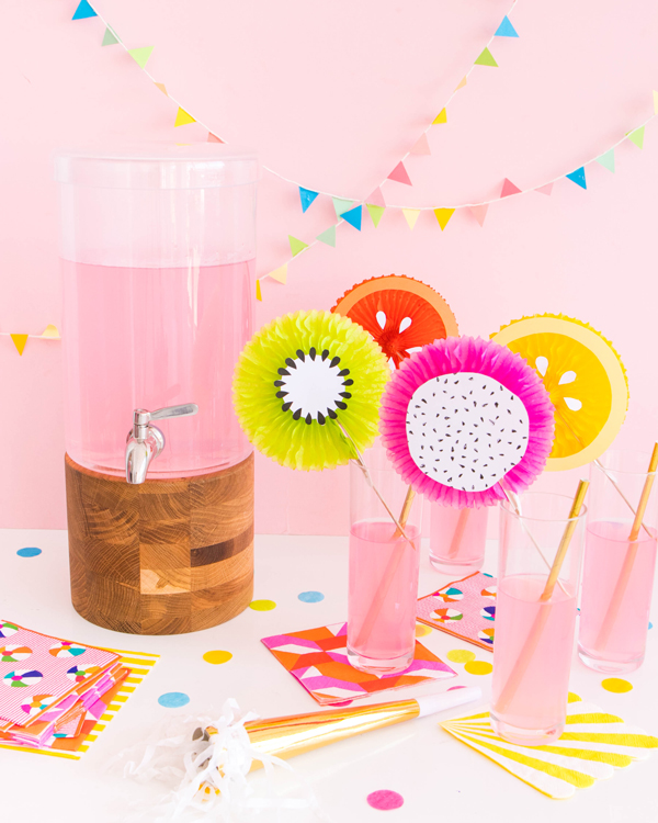 Fruit Fan Party Picks | Oh Happy Day!