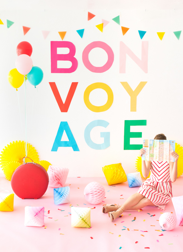 Giant Colorful Letter Banner | Oh Happy Day!