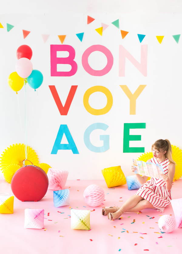 Giant Colorful Letter Banner | Oh Happy Day!