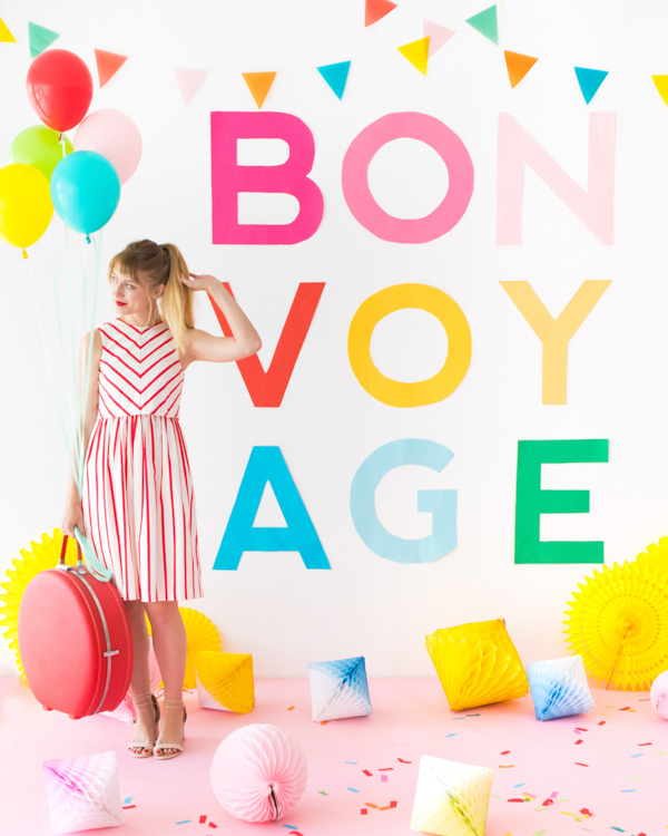 Giant Colorful Letter Banner | Oh Happy Day!