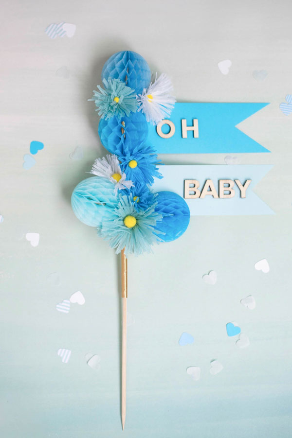 Baby Cake Topper DIY