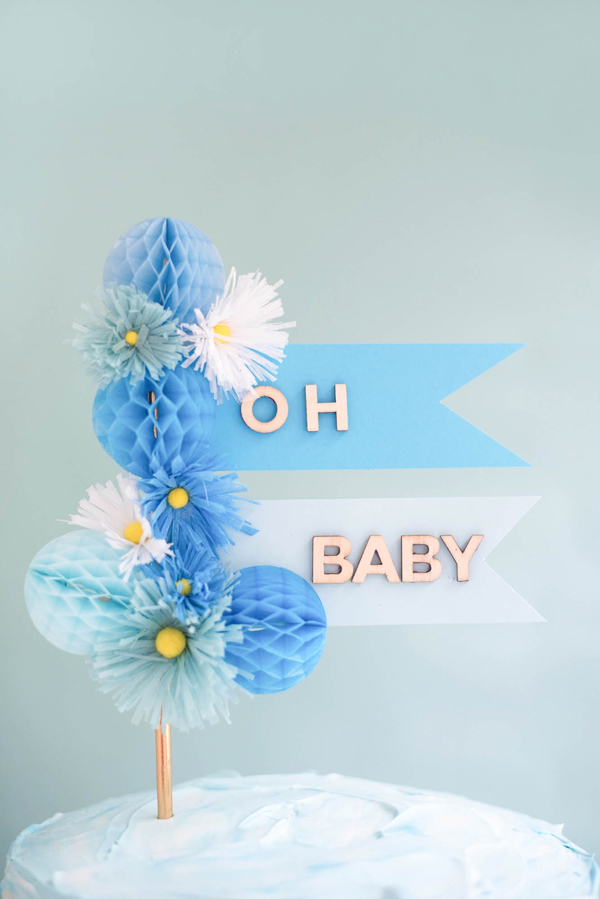 Baby Cake Topper DIY | Oh Happy Day!