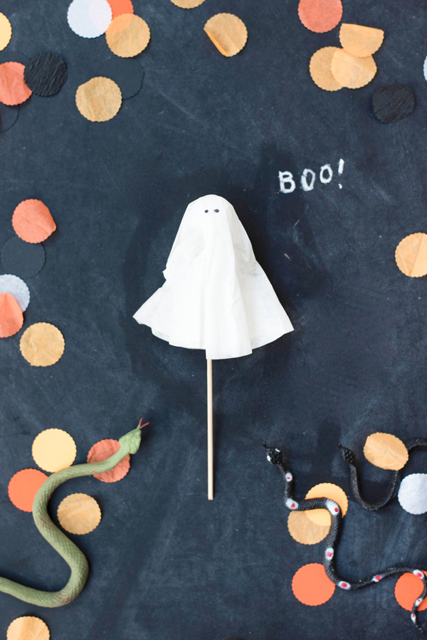 Ghost Cake Toppers DIY | Oh Happy Day!