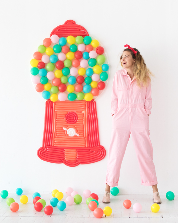 Gumball Machine Balloon Wall | Oh Happy Day! 