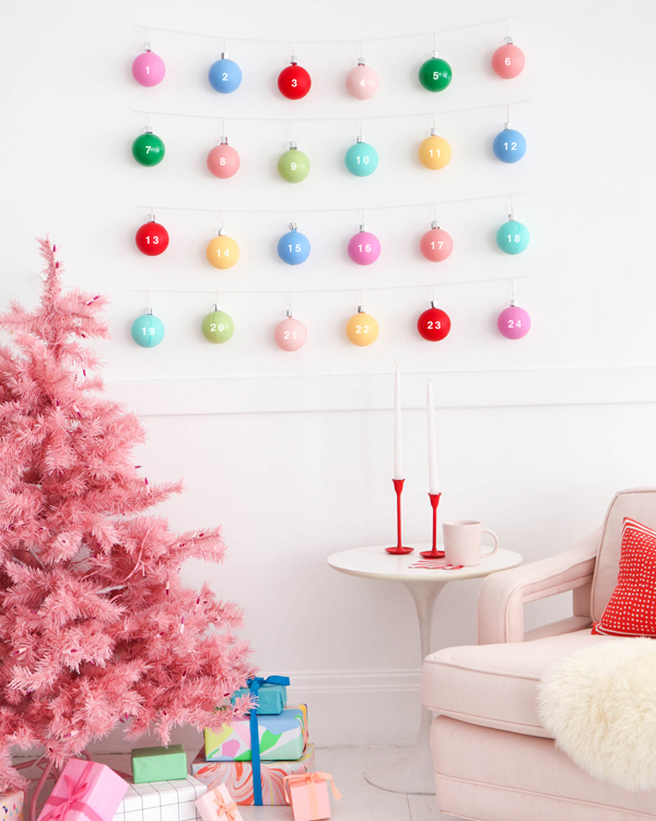 Christmas Ornament Advent Calendar | Oh Happy Day!