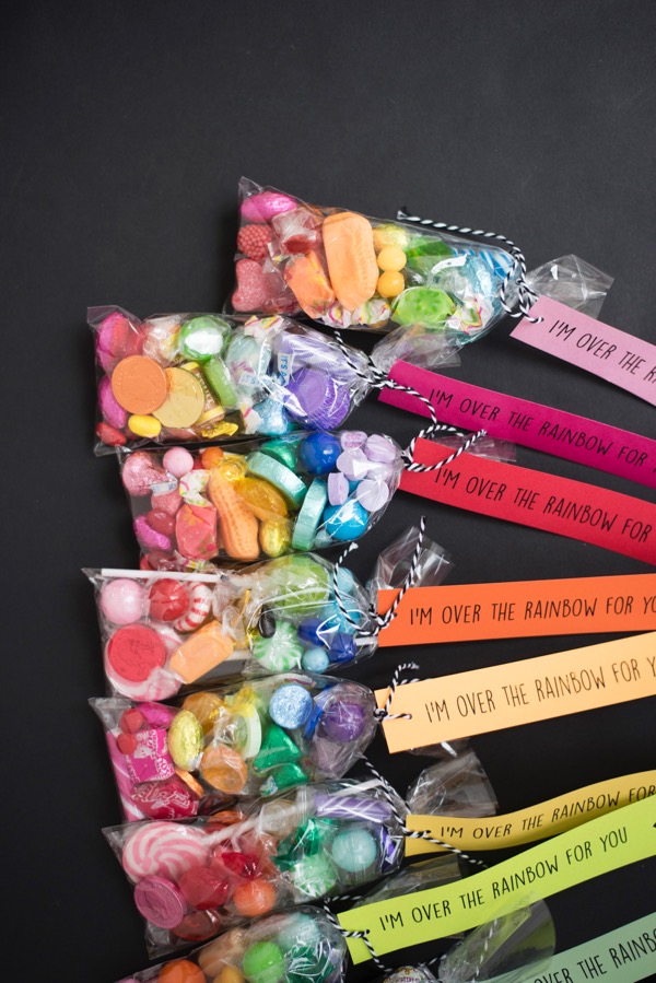 Rainbow Candy Favor Bags