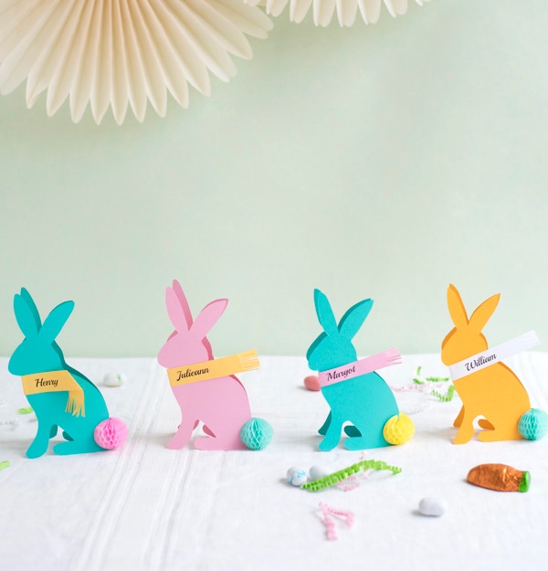 Easter Bunny Place Cards DIY