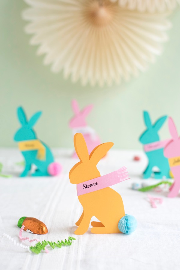 Easter Bunny Place Cards DIY