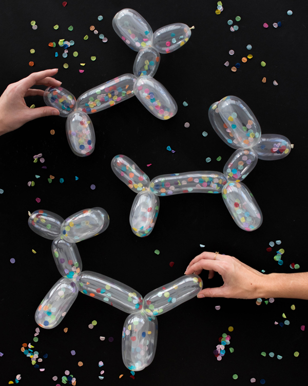 Confetti Balloon Dogs | Oh Happy Day!