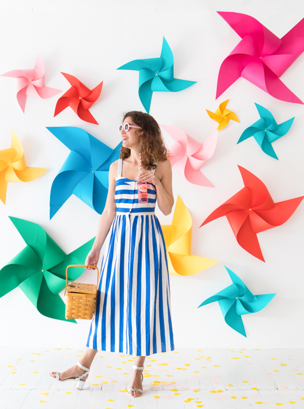 Spinning Pinwheel Backdrop | Oh Happy Day!