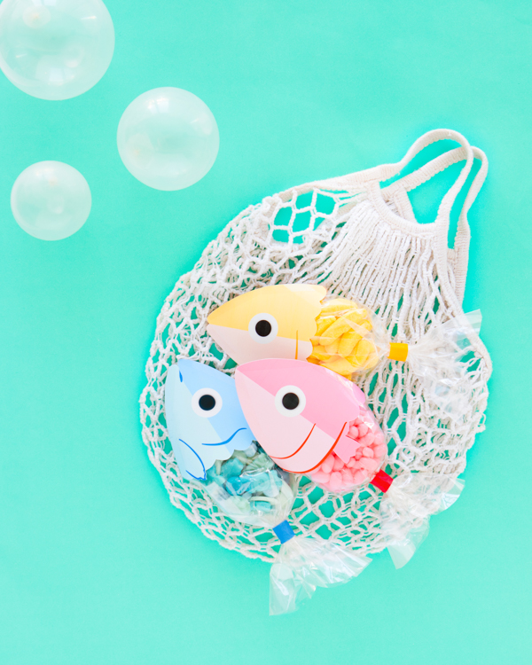 Fish Favor Bag Printable | Oh Happy Day!