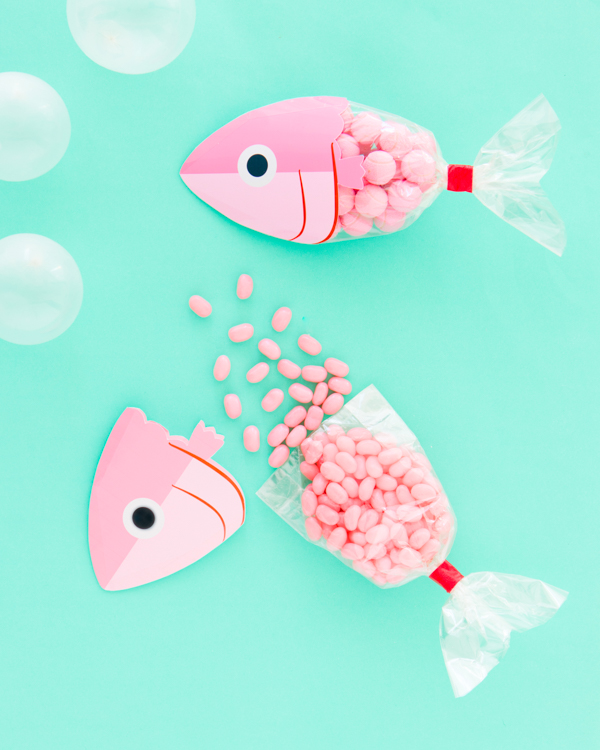 Fish Favor Bag Printable | Oh Happy Day!