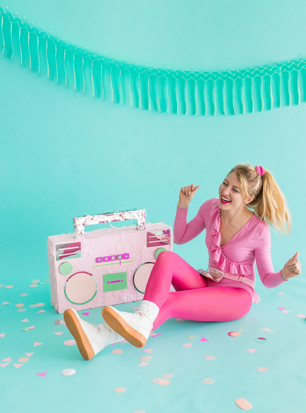 DIY 80's Style Boombox Pinata | Oh Happy Day!