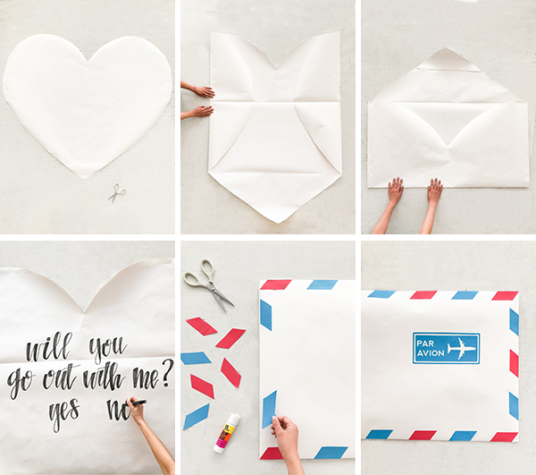 How to make love letter card  Origami heart shape love letter 