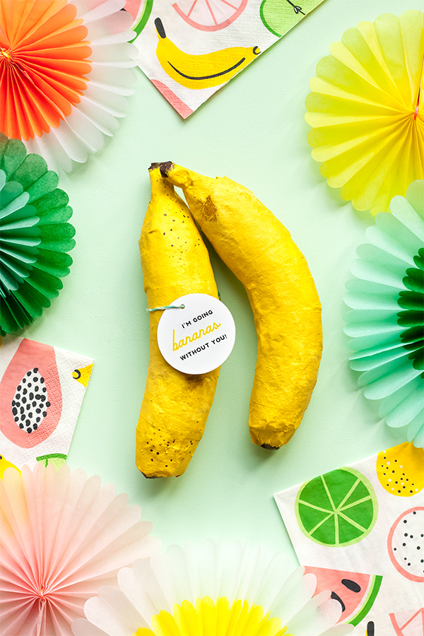 Mini Banana Piñatas | Oh Happy Day