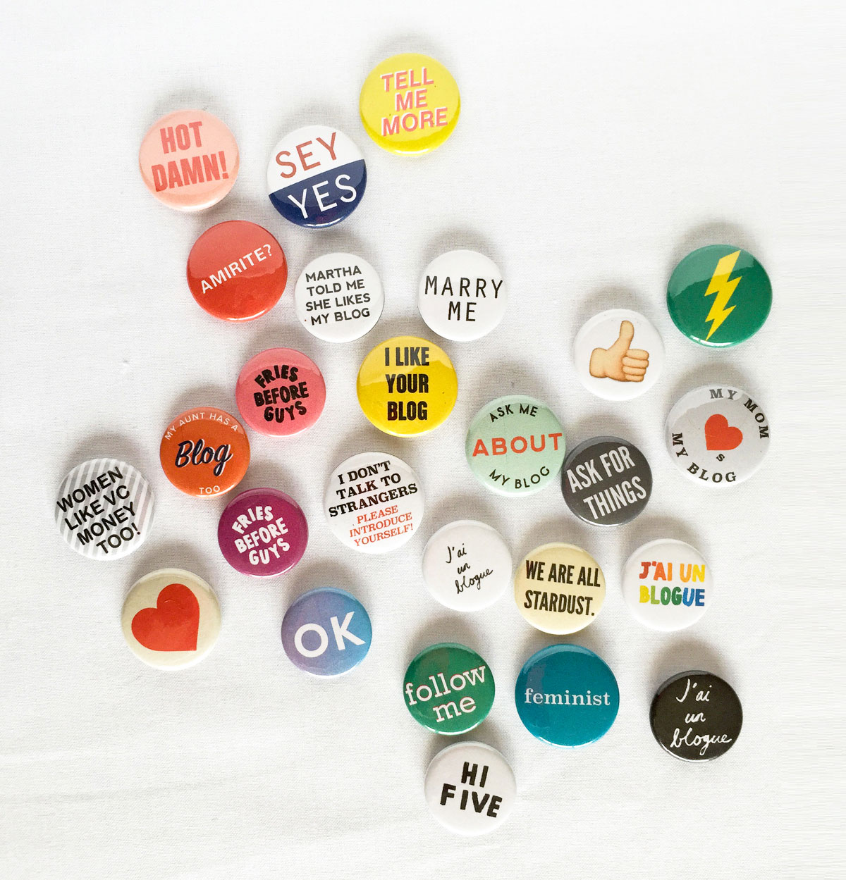 Where to buy clearance cool buttons